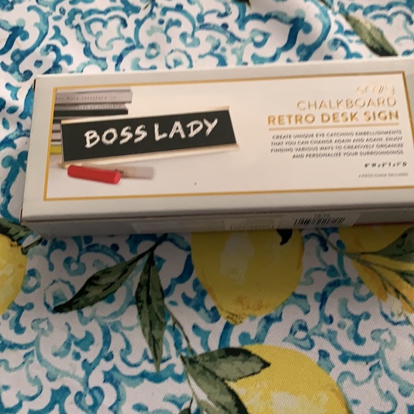 Chalkboard desk sign - Picture 2 of 2